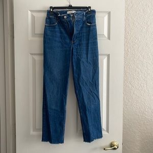 Abercrombie & Fitch Curve Love 90’s straight ultra high rise jeans